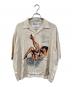 DAIRIKU（ダイリク）の古着「Pinup Girl New Hollywood Half Sleeve Shirt」｜ベージュ