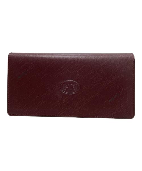 Cartier（カルティエ）Cartier (カルティエ) 2つ折り長財布 ボルドーの古着・服飾アイテム