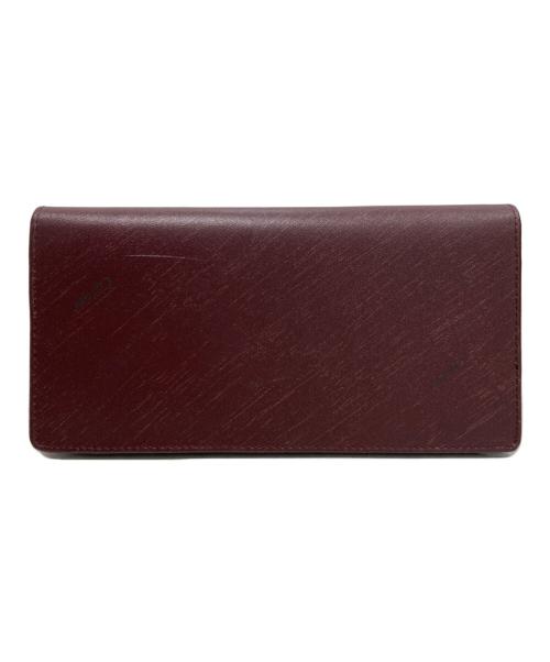 Cartier（カルティエ）Cartier (カルティエ) 2つ折り長財布 ボルドーの古着・服飾アイテム