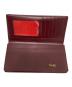 中古・古着 Cartier (カルティエ) 2つ折り長財布 ボルドー：9000円