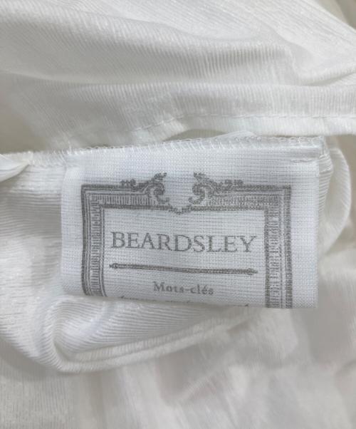 BEARDSLEY（ビアズリー）BEARDSLEY (ビアズリー) プリーツブラウス ホワイト サイズ:FREEの古着・服飾アイテム