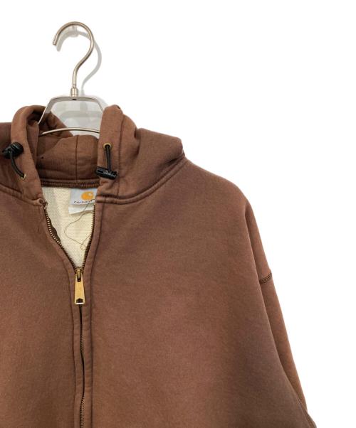 CarHartt（カーハート）CarHartt (カーハート) 裏サーマルジップパーカー ブラウン サイズ:FREEの古着・服飾アイテム