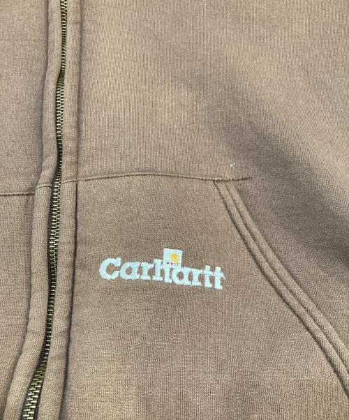 CarHartt（カーハート）CarHartt (カーハート) 裏サーマルジップパーカー ブラウン サイズ:FREEの古着・服飾アイテム