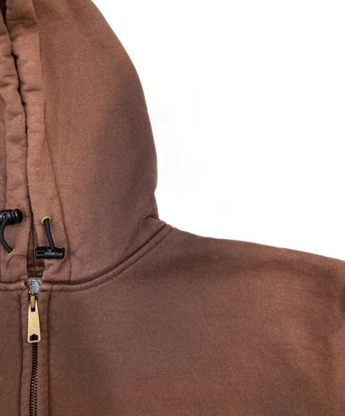 CarHartt（カーハート）CarHartt (カーハート) 裏サーマルジップパーカー ブラウン サイズ:FREEの古着・服飾アイテム