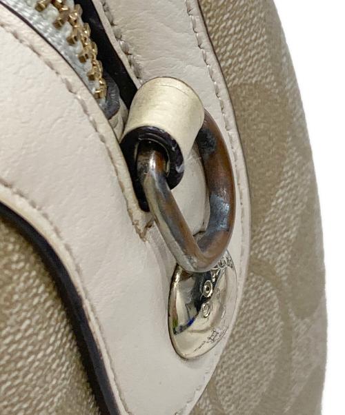 COACH（コーチ）COACH (コーチ) シグネチャー2WAYショルダーバッグ ベージュの古着・服飾アイテム