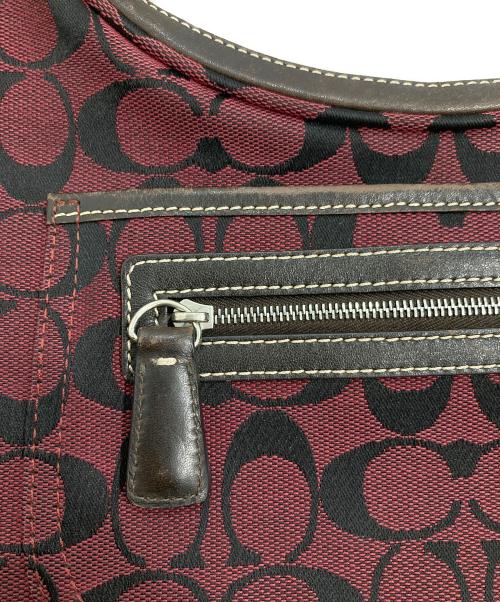 COACH（コーチ）COACH (コーチ) シグネチャーワンショルダーバッグ ピンクの古着・服飾アイテム