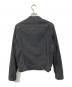 EMPORIO ARMANI (エンポリオ アルマーニ) ノーカラーデニムジャケット ブラック サイズ:SIZE 50：5000円