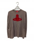 Vivienne Westwood RED LABELヴィヴィアンウエストウッドレッドレーベル）の古着「レッドオーブ ロンT」｜ブラウン