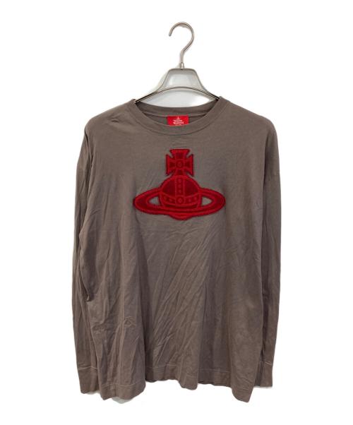 Vivienne Westwood RED LABEL（ヴィヴィアンウエストウッドレッドレーベル）Vivienne Westwood RED LABEL (ヴィヴィアンウエストウッドレッドレーベル) レッドオーブ ロンT ブラウン サイズ:SIZE Sの古着・服飾アイテム