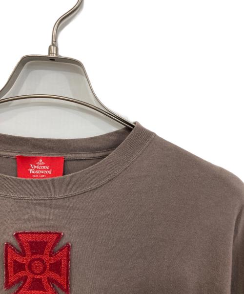 Vivienne Westwood RED LABEL（ヴィヴィアンウエストウッドレッドレーベル）Vivienne Westwood RED LABEL (ヴィヴィアンウエストウッドレッドレーベル) レッドオーブ ロンT ブラウン サイズ:SIZE Sの古着・服飾アイテム