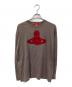 Vivienne Westwood RED LABEL（ヴィヴィアンウエストウッドレッドレーベル）の古着「レッドオーブ ロンT」｜ブラウン