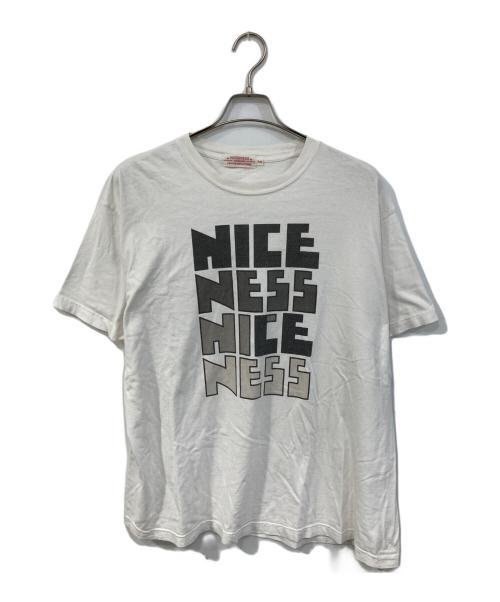 NICENESS（ナイスネス）NICENESS (ナイスネス) L'ECHOPPE (レショップ) 別注 GEE TEE tシャツ ホワイト サイズ:SIZE Mの古着・服飾アイテム