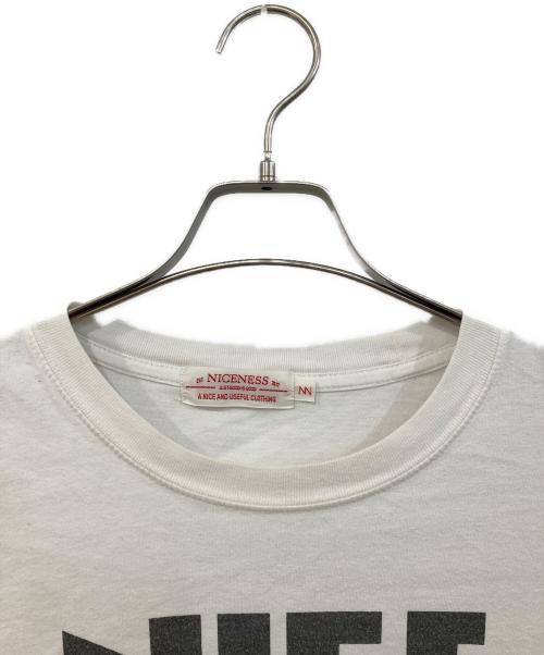 NICENESS（ナイスネス）NICENESS (ナイスネス) L'ECHOPPE (レショップ) 別注 GEE TEE tシャツ ホワイト サイズ:SIZE Mの古着・服飾アイテム