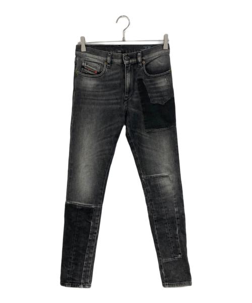 DIESEL（ディーゼル）DIESEL (ディーゼル) デニムパンツ ブラック サイズ:W26×L30の古着・服飾アイテム