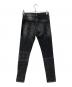 DIESEL (ディーゼル) デニムパンツ ブラック サイズ:W26×L30：5000円