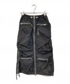 DIESELディーゼル）の古着「O-MIRTA-NL スカート」｜ブラック