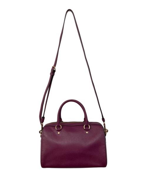 COACH（コーチ）COACH (コーチ) ローアン サッチェル バッグ パープルの古着・服飾アイテム