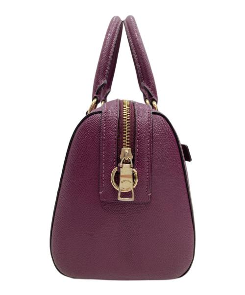 COACH（コーチ）COACH (コーチ) ローアン サッチェル バッグ パープルの古着・服飾アイテム