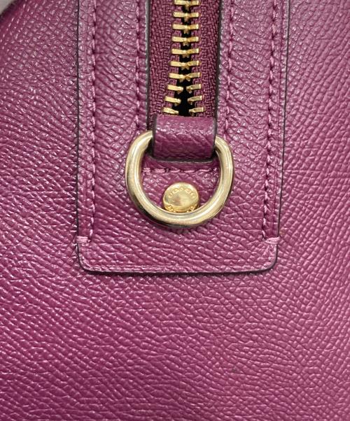 COACH（コーチ）COACH (コーチ) ローアン サッチェル バッグ パープルの古着・服飾アイテム