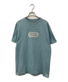 Christian Dior（クリスチャン ディオール）の古着「ロゴ エンブロイダリー Tシャツ」｜スカイブルー