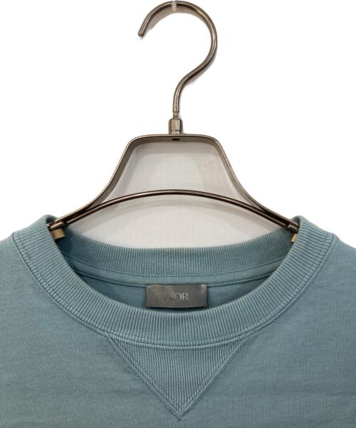 Christian Dior（クリスチャン ディオール）Christian Dior (クリスチャン ディオール) ロゴ エンブロイダリー Tシャツ スカイブルー サイズ:SIZE Sの古着・服飾アイテム