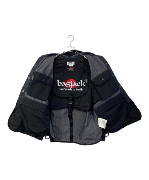 eYe COMME des GARCONS JUNYAWATANABE MAN（アイ コム デ ギャルソン ジュンヤ ワタナベ マン）eYe COMME des GARCONS JUNYAWATANABE MAN BAGJACK (バッグジャック) 綿デニムドライオイル×エステルマットクロスbagjack Wネーム インディゴ サイズ:SIZE XSの古着・服飾アイテム