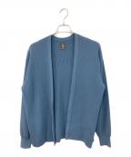 BATONERバトナ―）の古着「FORMUPWRAP CARDIGAN/フォームアップラップ カーディガン」｜ネイビー