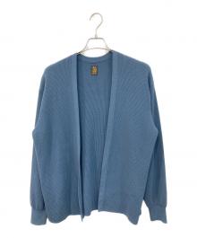 BATONER（バトナ―）の古着「FORMUPWRAP CARDIGAN/フォームアップラップ カーディガン」｜ネイビー