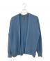 BATONER（バトナ―）の古着「FORMUPWRAP CARDIGAN/フォームアップラップ カーディガン」｜ネイビー