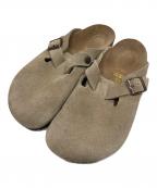 BIRKENSTOCKビルケンシュトック）の古着「Boston Suede Leather（ボストン スウェードレザー）」｜ベージュ