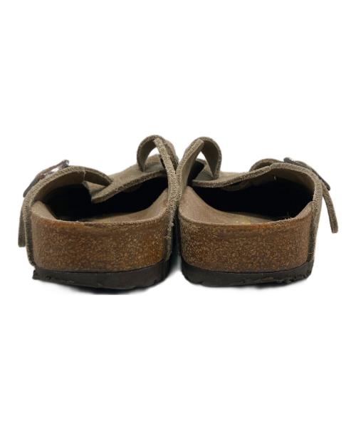 BIRKENSTOCK（ビルケンシュトック）BIRKENSTOCK (ビルケンシュトック) Boston Suede Leather（ボストン スウェードレザー） ベージュ サイズ:38の古着・服飾アイテム