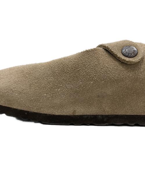 BIRKENSTOCK（ビルケンシュトック）BIRKENSTOCK (ビルケンシュトック) Boston Suede Leather（ボストン スウェードレザー） ベージュ サイズ:38の古着・服飾アイテム