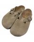 BIRKENSTOCK（ビルケンシュトック）の古着「Boston Suede Leather（ボストン スウェードレザー）」｜ベージュ