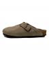 BIRKENSTOCK (ビルケンシュトック) Boston Suede Leather（ボストン スウェードレザー） ベージュ サイズ:38：8000円