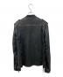 UNIONJAP (ユニオンジャップ) シングルライダースジャケット ブラック サイズ:SIZE L：12000円