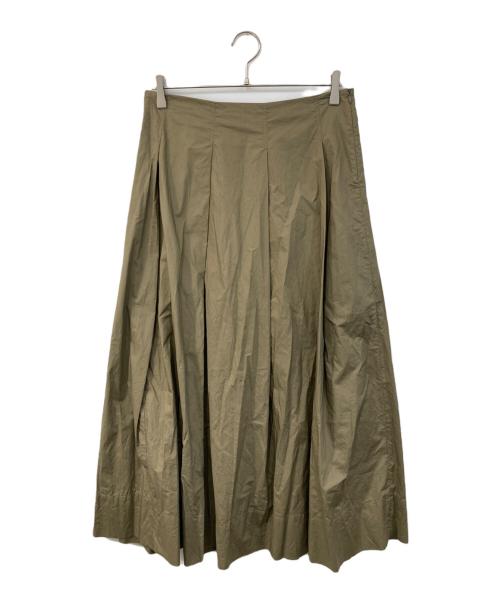L'appartement（アパルトモン）L'appartement (アパルトモン) Box Pleated Skirt/ボックス プリーテッド スカート カーキ サイズ:SIZE 38の古着・服飾アイテム