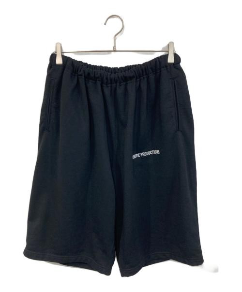 COOTIE PRODUCTIONS（クーティープロダクツ）COOTIE PRODUCTIONS (クーティープロダクション) スウェットハーフパンツ ブラック サイズ:SIZE Mの古着・服飾アイテム
