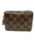 GUCCI（グッチ）の古着「GGクリスタルポーチ」｜ブラウン