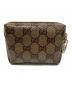 GUCCI (グッチ) GGクリスタルポーチ ブラウン：7000円