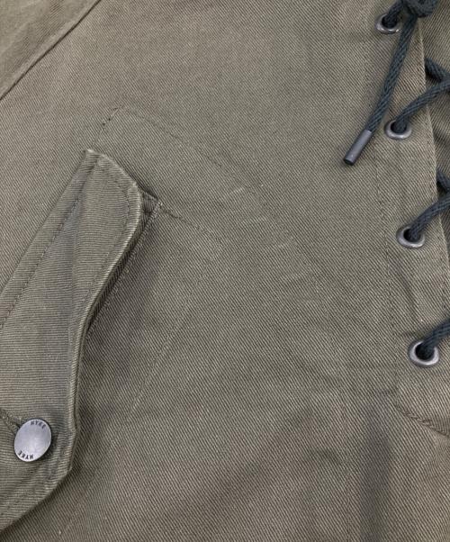 HYKE（ハイク）HYKE (ハイク) /レースアップデッキブルゾン グリーン サイズ:2の古着・服飾アイテム