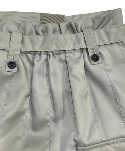 sacai（サカイ）sacai (サカイ) ナイロンツイルスカート プリーツスカート グリーン サイズ:SIZE 1の古着・服飾アイテム