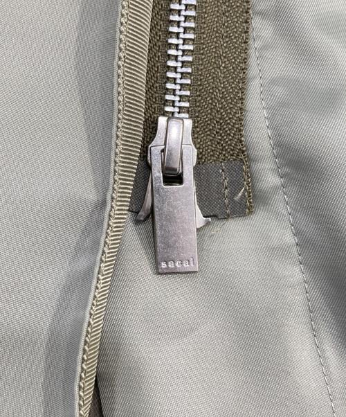 sacai（サカイ）sacai (サカイ) ナイロンツイルスカート プリーツスカート グリーン サイズ:SIZE 1の古着・服飾アイテム