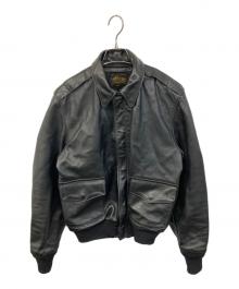 VANSON（バンソン）の古着「TYPE A-2レザージャケット」｜ブラック