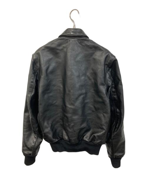 VANSON（バンソン）VANSON (バンソン) TYPE A-2レザージャケット ブラック サイズ:38の古着・服飾アイテム