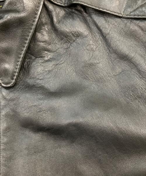 VANSON（バンソン）VANSON (バンソン) TYPE A-2レザージャケット ブラック サイズ:38の古着・服飾アイテム