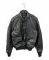 VANSON（バンソン）の古着「TYPE A-2レザージャケット」｜ブラック