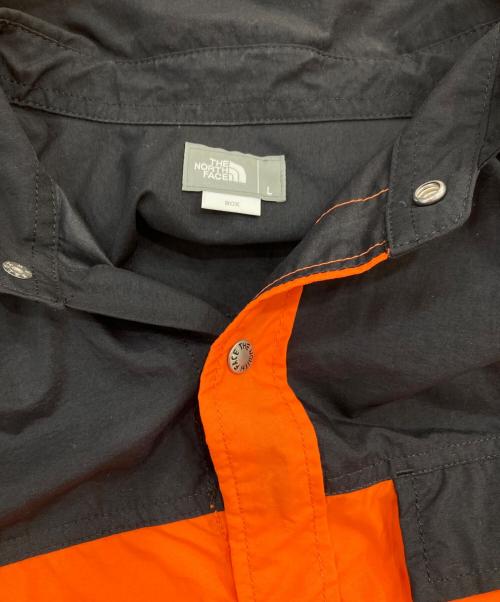 THE NORTH FACE（ザ ノース フェイス）THE NORTH FACE (ザ ノース フェイス) L/S Nuptse Shirt ブラック×オレンジ サイズ:SIZE Lの古着・服飾アイテム