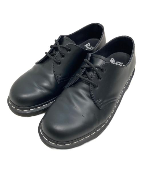 Dr.Martens（ドクターマーチン）Dr.Martens (ドクターマーチン) １４６１ホワイトステッチ３ホールシューズ ブラック サイズ:UK7の古着・服飾アイテム
