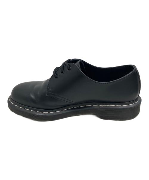 Dr.Martens（ドクターマーチン）Dr.Martens (ドクターマーチン) １４６１ホワイトステッチ３ホールシューズ ブラック サイズ:UK7の古着・服飾アイテム