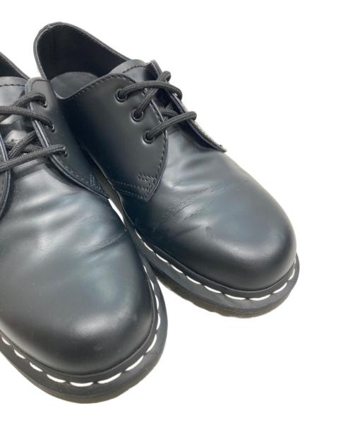 Dr.Martens（ドクターマーチン）Dr.Martens (ドクターマーチン) １４６１ホワイトステッチ３ホールシューズ ブラック サイズ:UK7の古着・服飾アイテム